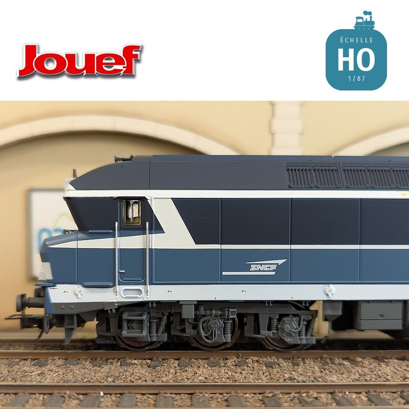 Locomotive diesel CC 72056 "La Bourboule" bleu logo Casquette SNCF Ep V Analogique HO Jouef HJ2621 - Maketis