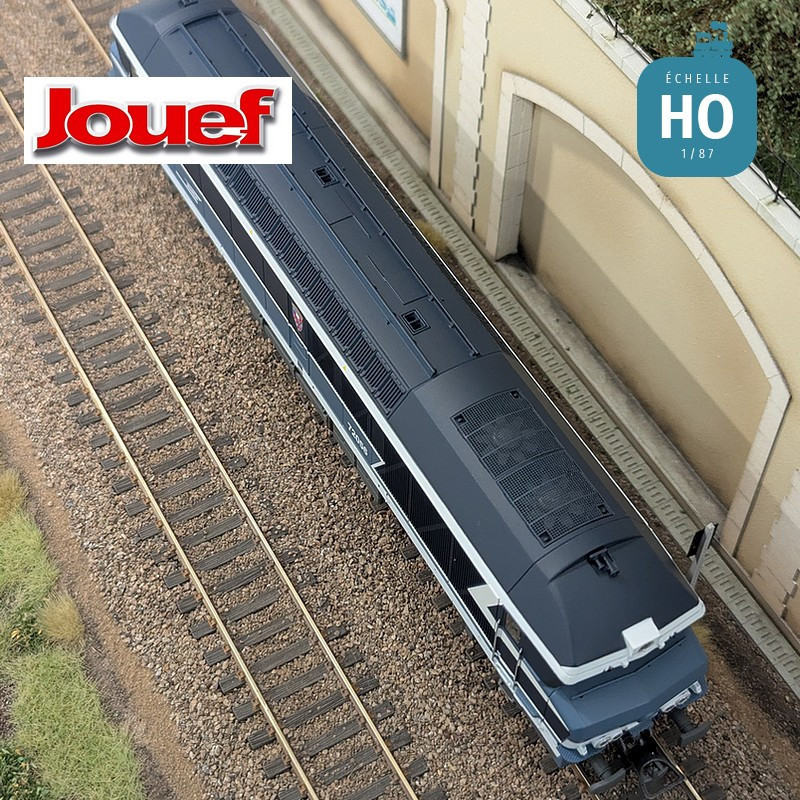 Locomotive diesel CC 72056 "La Bourboule" bleu logo Casquette SNCF Ep V Analogique HO Jouef HJ2621 - Maketis