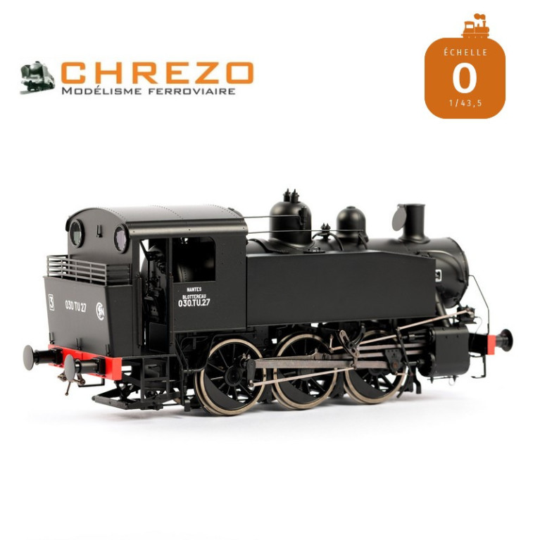 Dampflokomotive 030 TU 27 Ouest SNCF Epoche III Analog 0 Chrezo 030-03 - Maketis Dampflokomotive 030 TU 27 Ouest SNCF Epoche III Analog 0 Chrezo 030-03 - Maketis
