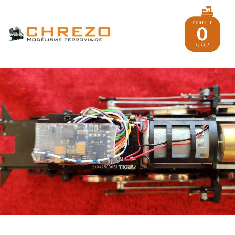 Zimo DCC Sound Kit for locomotive 030TU Chrezo MS450R, 8-pin NEM652 - Maketis