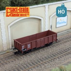 Wagon tombereau UIC II type Omm55 EUROP DB Ep III HO Exact-Train EX23903 - Maketis