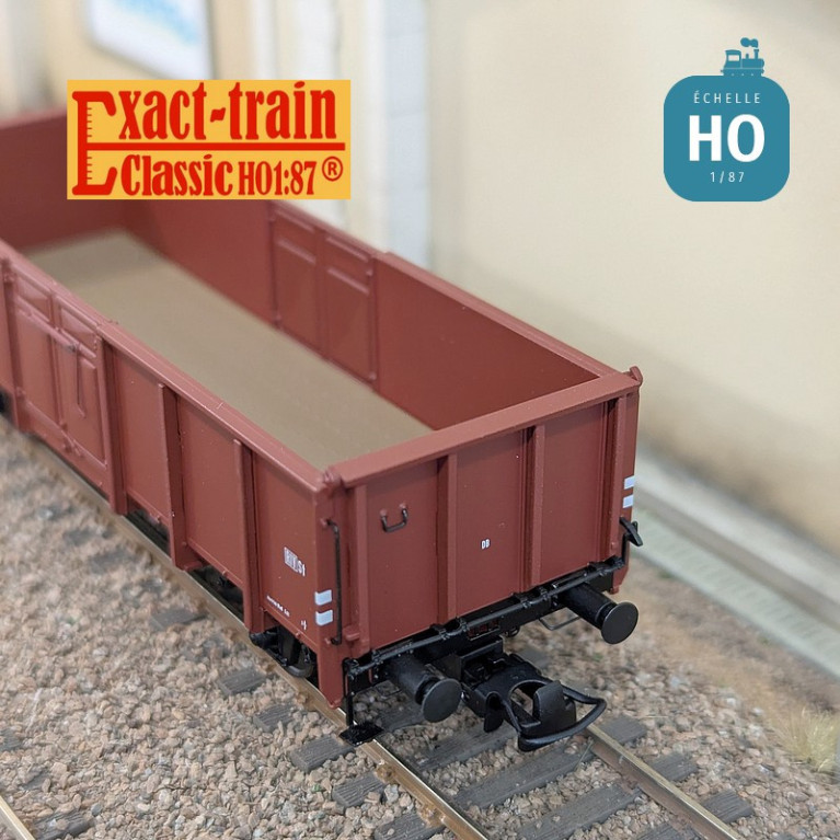 Wagon tombereau UIC II type Omm55 EUROP DB Ep III HO Exact-Train EX23903 - Maketis Wagon tombereau UIC II type Omm55 EUROP DB Ep III HO Exact-Train EX23903 - Maketis