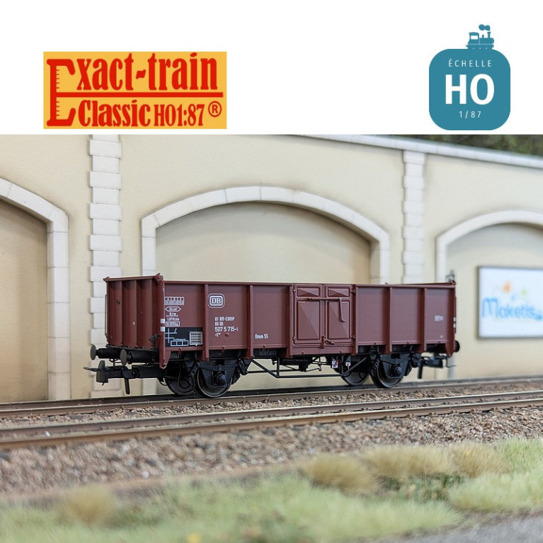 Wagon tombereau UIC II type E040 DB Ep IVa HO Exact-Train EX23911 - Maketis Wagon tombereau UIC II type E040 DB Ep IVa HO Exact-Train EX23911 - Maketis