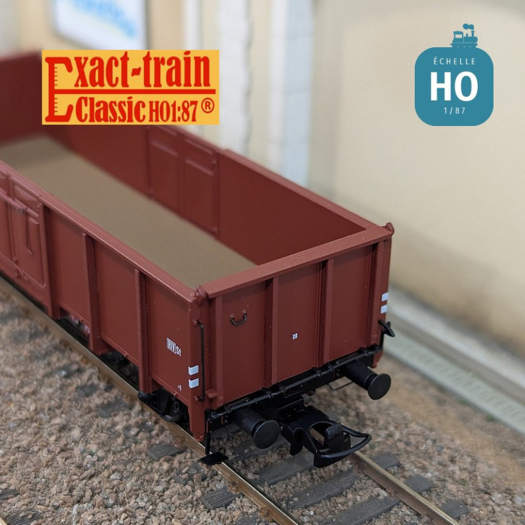 Wagon tombereau UIC II type E040 DB Ep IVa HO Exact-Train EX23911 - Maketis Wagon tombereau UIC II type E040 DB Ep IVa HO Exact-Train EX23911 - Maketis