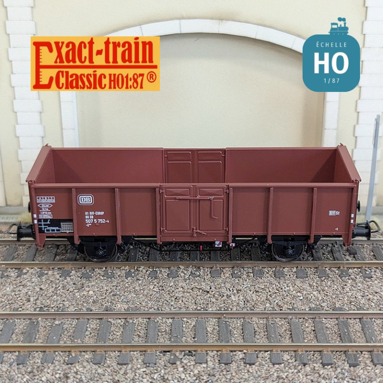 Wagon tombereau UIC II type E040 EUROP DB Ep IVb HO Exact-Train EX23914 - Maketis Wagon tombereau UIC II type E040 EUROP DB Ep IVb HO Exact-Train EX23914 - Maketis