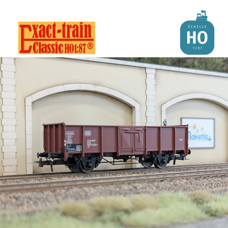 Wagon tombereau UIC II type E040 EUROP DB Ep IVb HO Exact-Train EX23914 - Maketis Wagon tombereau UIC II type E040 EUROP DB Ep IVb HO Exact-Train EX23914 - Maketis