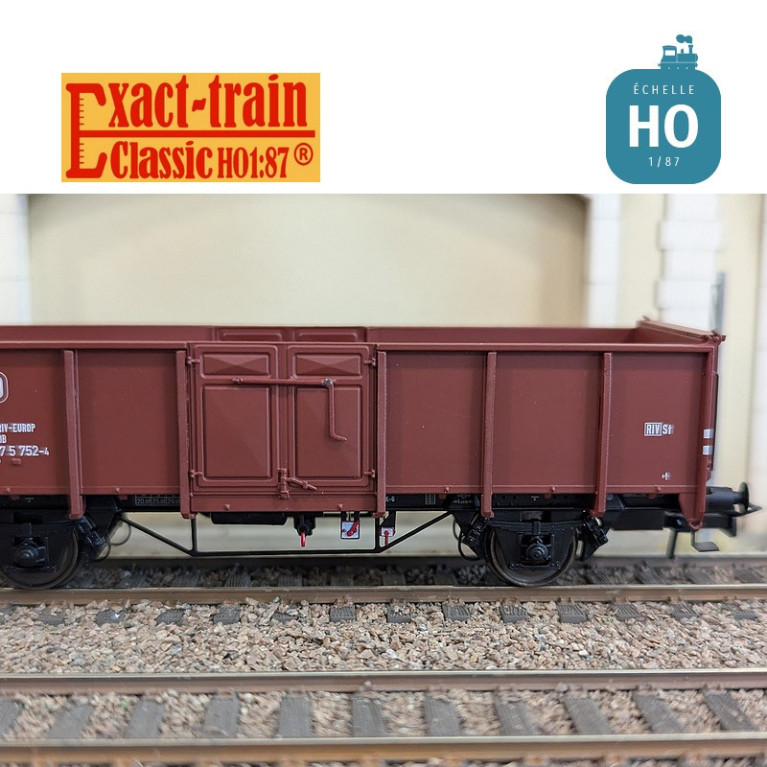 Wagon tombereau UIC II type E040 EUROP DB Ep IVb HO Exact-Train EX23914 - Maketis Wagon tombereau UIC II type E040 EUROP DB Ep IVb HO Exact-Train EX23914 - Maketis