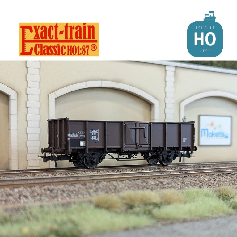 Wagon tombereau UIC II type Omm EUROP OBB Ep III HO Exact-Train EX23964 - Maketis Wagon tombereau UIC II type Omm EUROP OBB Ep III HO Exact-Train EX23964 - Maketis