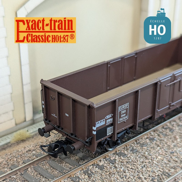 Wagon tombereau UIC II type Omm EUROP OBB Ep III HO Exact-Train EX23964 - Maketis Wagon tombereau UIC II type Omm EUROP OBB Ep III HO Exact-Train EX23964 - Maketis
