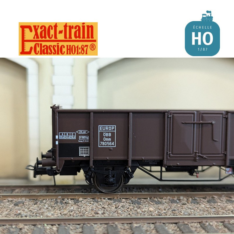 Wagon tombereau UIC II type Omm EUROP OBB Ep III HO Exact-Train EX23964 - Maketis Wagon tombereau UIC II type Omm EUROP OBB Ep III HO Exact-Train EX23964 - Maketis