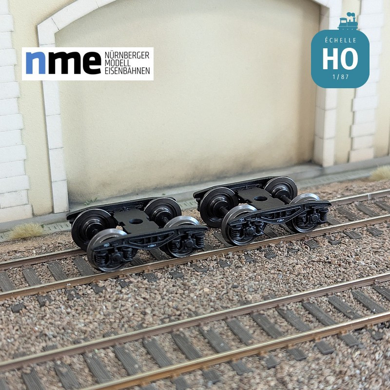 Bogie avec essieux type Y25 Lsdif-KC1 (2 pcs) HO NME 960001 - Maketis