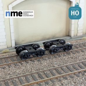 Bogie avec essieux type Y25 Lsdif-KC1 (2 pcs) HO NME 960001 - Maketis