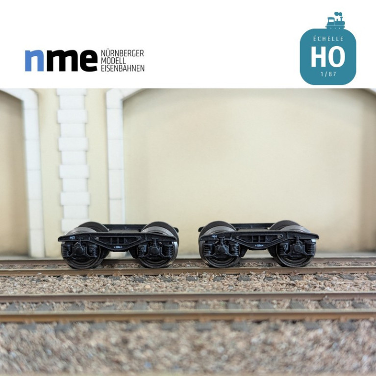 Bogie avec essieux type Y25 Lsdif-KC1 (2 pcs) HO NME 960001 - Maketis