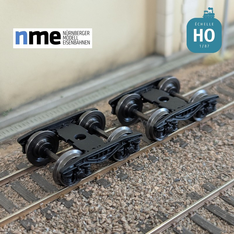 Bogie avec essieux type Y25 Lsdif-KC1 (2 pcs) HO NME 960001 - Maketis