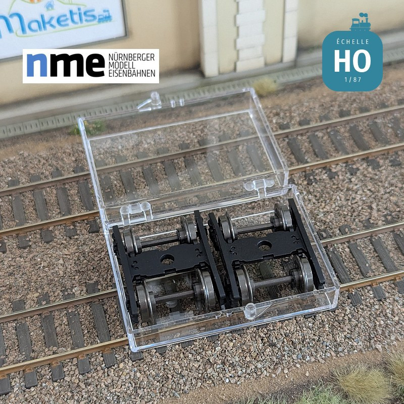 Bogie avec essieux type Y25 Lsdif-KC1 (2 pcs) HO NME 960001 - Maketis