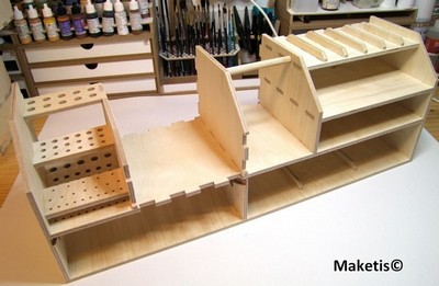 Construction de l'organiseur 6 Organiseur d'Atelier WM1 - Maketis