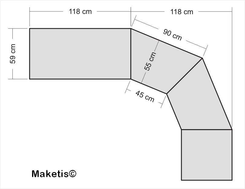 Module angle 45