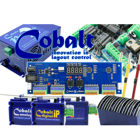 Nouvelle gamme de produits dont les moteurs d'aiguillage Cobalt, DCCconcepts